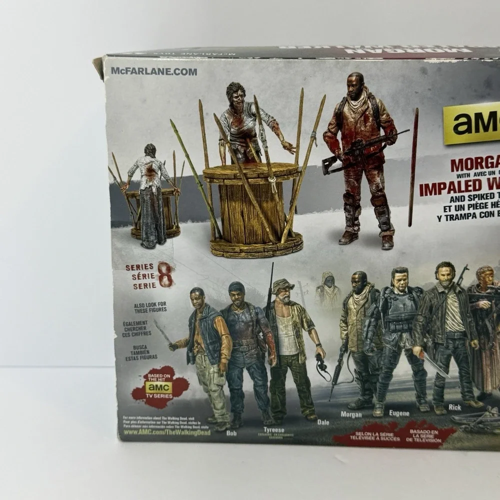 The Walking Dead Morgan with Impaled Walker Deluxe Figure Box Set AMC McFarlane